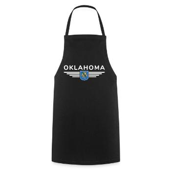 Oklahoma Fan T-Shirt – Perfekt für Fans - Kochschürze - Schwarz - Vorne - AI Model Male 185 dark (185cm)