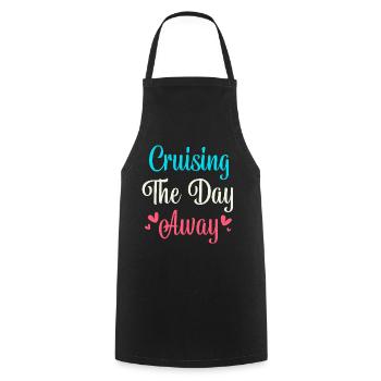 Cruise Cruise Ship - Cooking Apron - black - Front - AI Model Male 185 dark (185cm)
