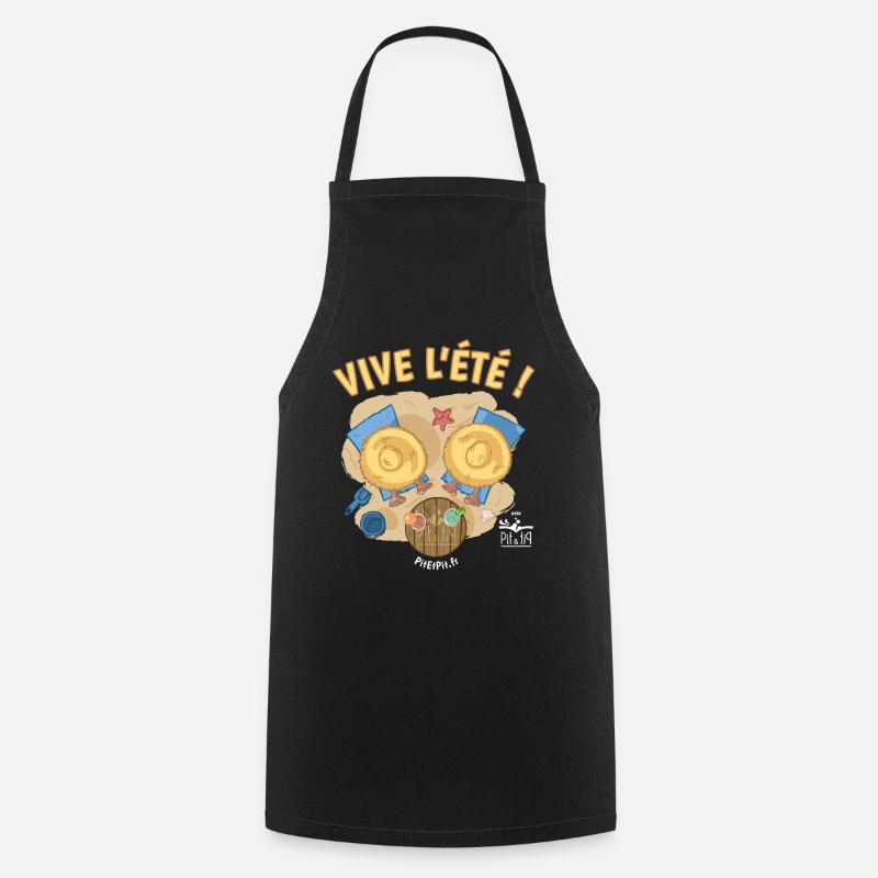 Vive l'été avec Pit&Pit - Tablier de cuisine - noir