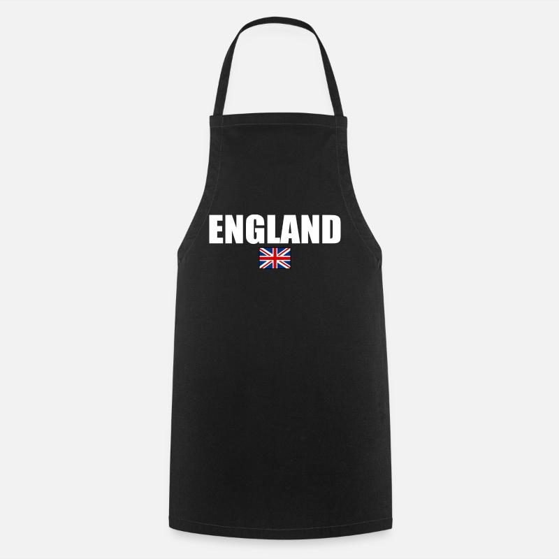 England - Cooking Apron - black