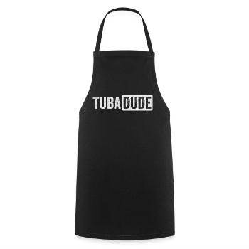 Tuba Dude Blasmusik Tubist - Kochschürze - Schwarz - Vorne - AI Model Male 185 dark (185cm)
