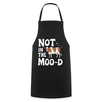 Éleveur de vaches Ferme Éleveur de vaches - Tablier de cuisine - noir - Devant - AI Model Male 185 dark (185cm)