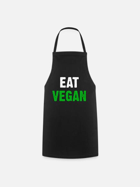 Eat Vegan - Kochschürze - Schwarz