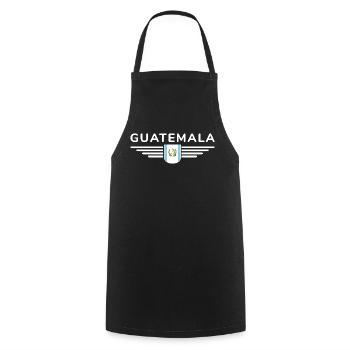 J’aime le Guatemala, T-shirt Style Design - Tablier de cuisine - noir - Devant - AI Model Male 185 dark (185cm)