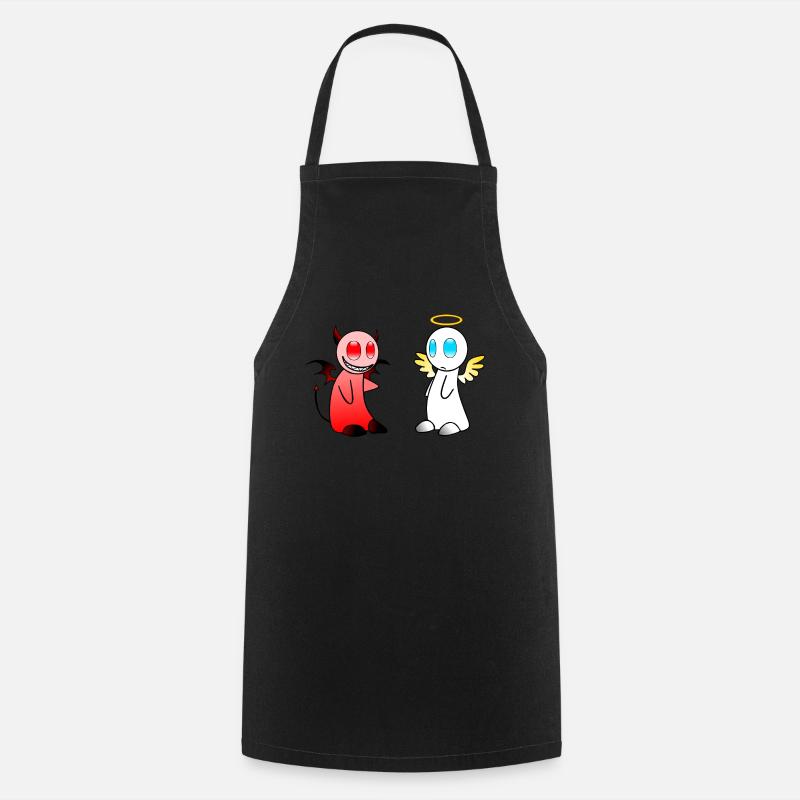 Les anges et les démons - Tablier de cuisine - noir