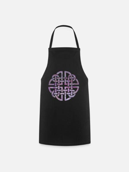 Celtic knot 8 e 62 - Cooking Apron - black