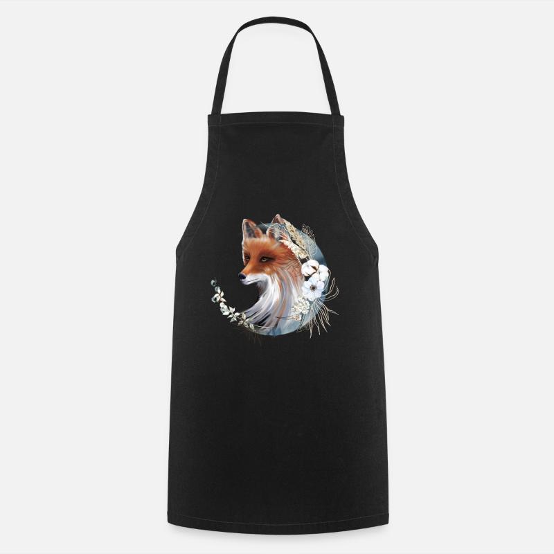 Renard - Tablier de cuisine - noir