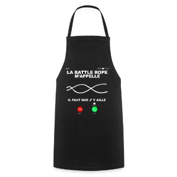 la corde M'Appelle Sport Entrainement - Tablier de cuisine - noir - Devant - AI Model Male 185 dark (185cm)