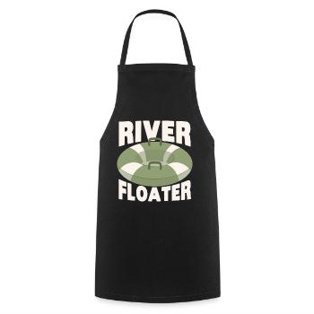 Rafting Wassersport - Kochschürze - Schwarz - Vorne - AI Model Male 185 dark (185cm)
