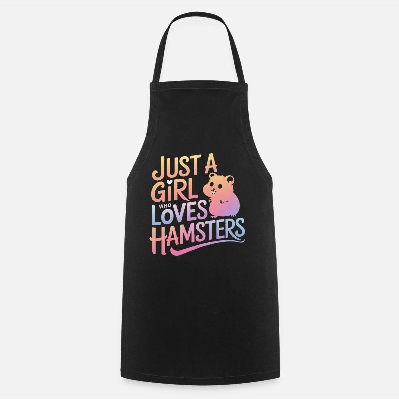 Hamster - Tablier de cuisine - noir