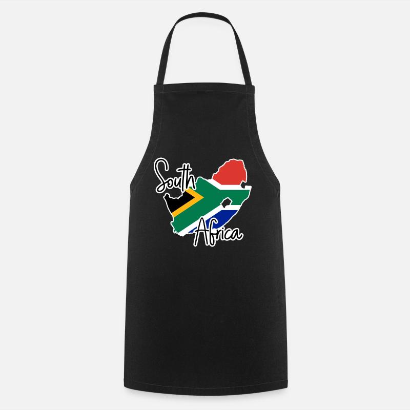 South Africa - Cooking Apron - black