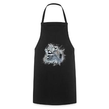 maki - Tablier de cuisine - noir - Devant - AI Model Male 185 dark (185cm)