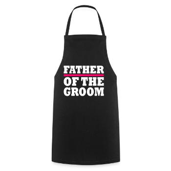 Father of the groom - Tablier de cuisine - noir - Devant - AI Model Male 185 dark (185cm)