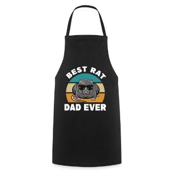 Rats gifts for men | Rat Pet Animals - Cooking Apron - black - Front - AI Model Male 185 dark (185cm)