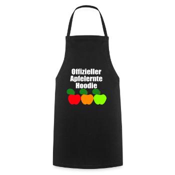 Offizieller Apfelernte Hoodie - Kochschürze - Schwarz - Vorne - AI Model Male 185 dark (185cm)