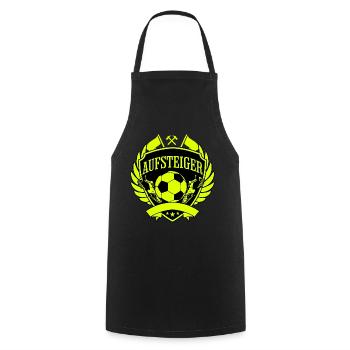 Aufsteiger Wappen Fußball - Kochschürze - Schwarz - Vorne - AI Model Male 185 dark (185cm)