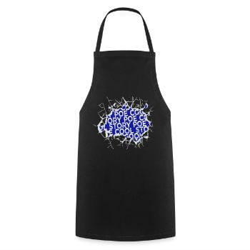 Literary Books Coffee Book Quotes Books Lover - Cooking Apron - black - Front - AI Model Male 185 dark (185cm)