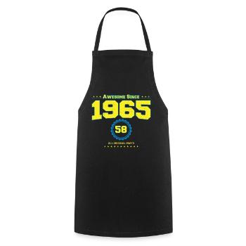 Awesome 1965 Shirt für Männer Frauen 58 Jahre alt 58. - Kochschürze - Schwarz - Vorne - AI Model Male 185 dark (185cm)
