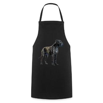 Cane Corso für einen Cane Corso Besitzer - Kochschürze - Schwarz - Vorne - AI Model Male 185 dark (185cm)