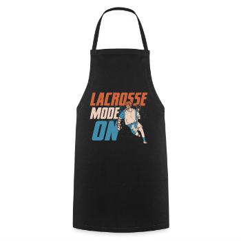 Lacrosse Mode On Team Player - Kochschürze - Schwarz - Vorne - AI Model Male 185 dark (185cm)