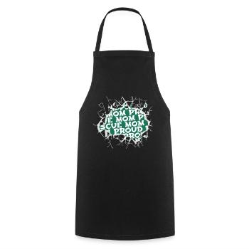 cool present idea animal rights activism jokes - Cooking Apron - black - Front - AI Model Male 185 dark (185cm)