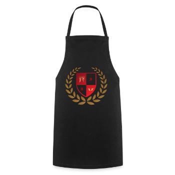 Ange et Demon - Tablier de cuisine - noir - Devant - AI Model Male 185 dark (185cm)