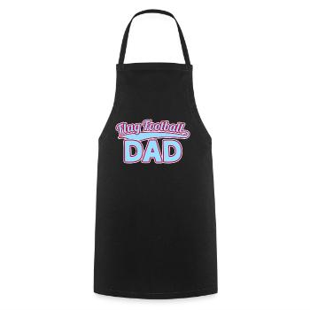 Flag Football Dad - Vater - Cooking Apron - black - Front - AI Model Male 185 dark (185cm)
