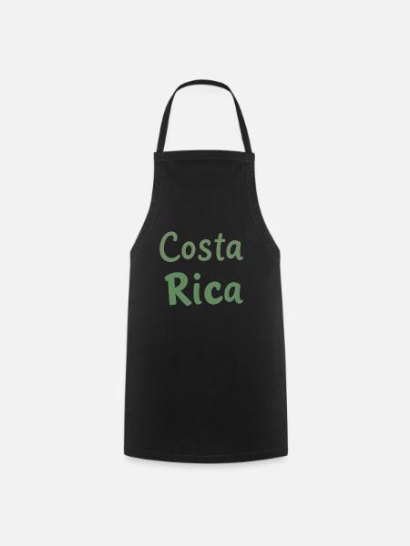 Costa Rica Geschenk Geschenkidee - Kochschürze - Schwarz