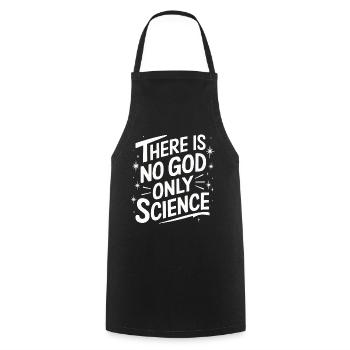 Atheismus Atheist Anti-Religion Agnostiker - Kochschürze - Schwarz - Vorne - AI Model Male 185 dark (185cm)