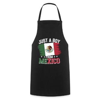 Mexico Mexico Mexican Spanish - Cooking Apron - black - Front - AI Model Male 185 dark (185cm)