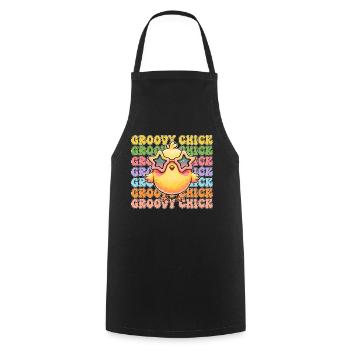 Easter Easter Bunny Easter Eve Easter Sunday Easter Egg Spring - Cooking Apron - black - Front - AI Model Male 185 dark (185cm)