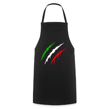 Griffes Italie - Tablier de cuisine - noir - Devant - AI Model Male 185 dark (185cm)