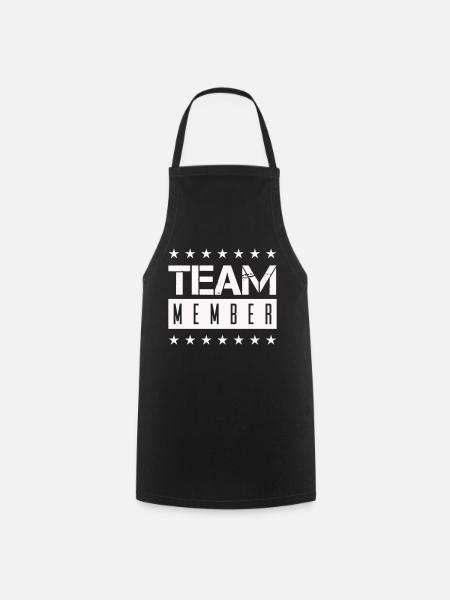 team member - Kochschürze - Schwarz