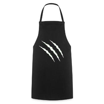 claw - Cooking Apron - black - Front - AI Model Male 185 dark (185cm)