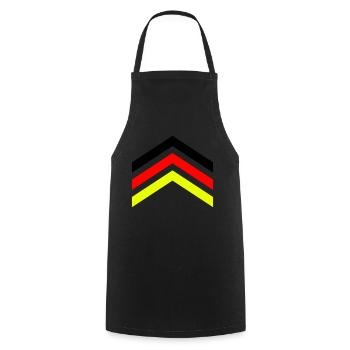 Allemagne - Tablier de cuisine - noir - Devant - AI Model Male 185 dark (185cm)