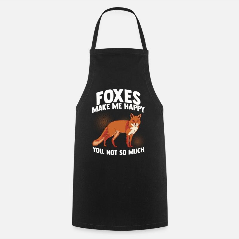 Fuchs - Kochschürze - Schwarz