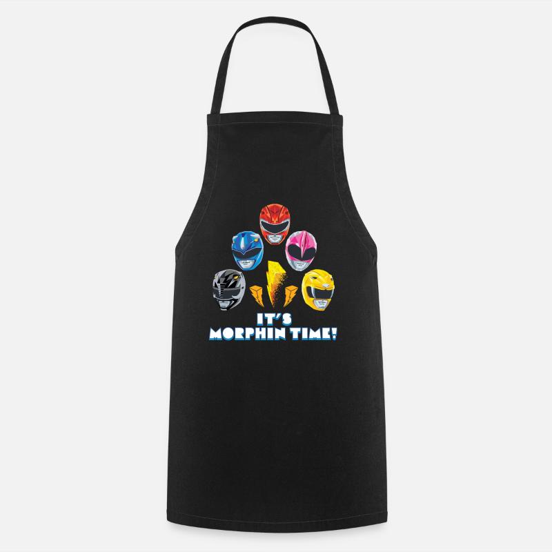Power Rangers 5 Rangers It's Morphin Time! - Cooking Apron - black