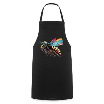 Pilots Hornet - Cooking Apron - black - Front - AI Model Male 185 dark (185cm)