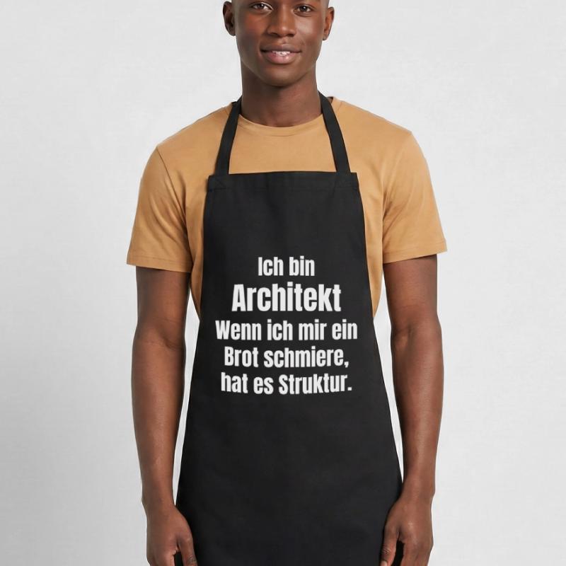 When architect smears bread, it has structure Cooking Apron