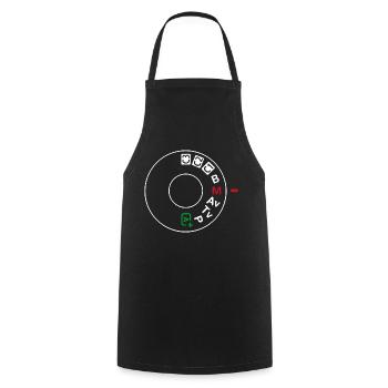 Canon Dialler - Kochschürze - Schwarz - Vorne - AI Model Male 185 dark (185cm)
