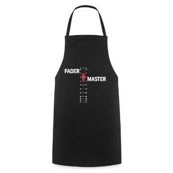 FADER MASTER - Kochschürze - Schwarz - Vorne - AI Model Male 185 dark (185cm)