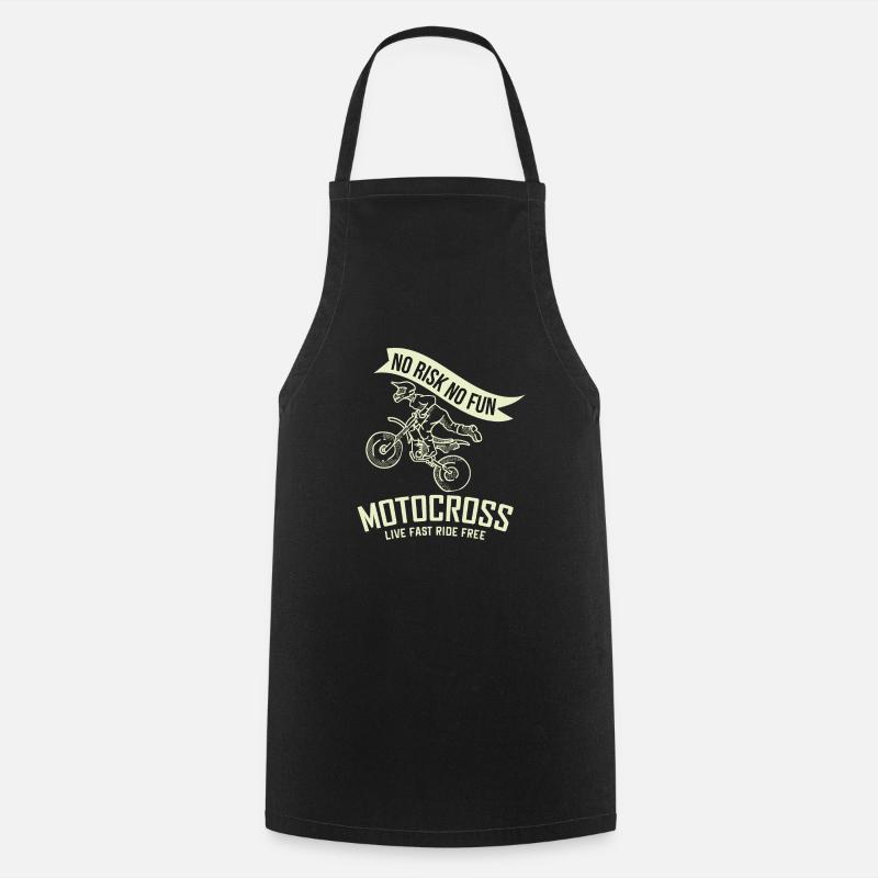 MOTOCROSS - Cooking Apron - black
