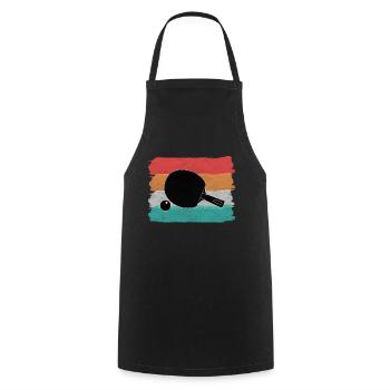 ping-pong - Cooking Apron - black - Front - AI Model Male 185 dark (185cm)