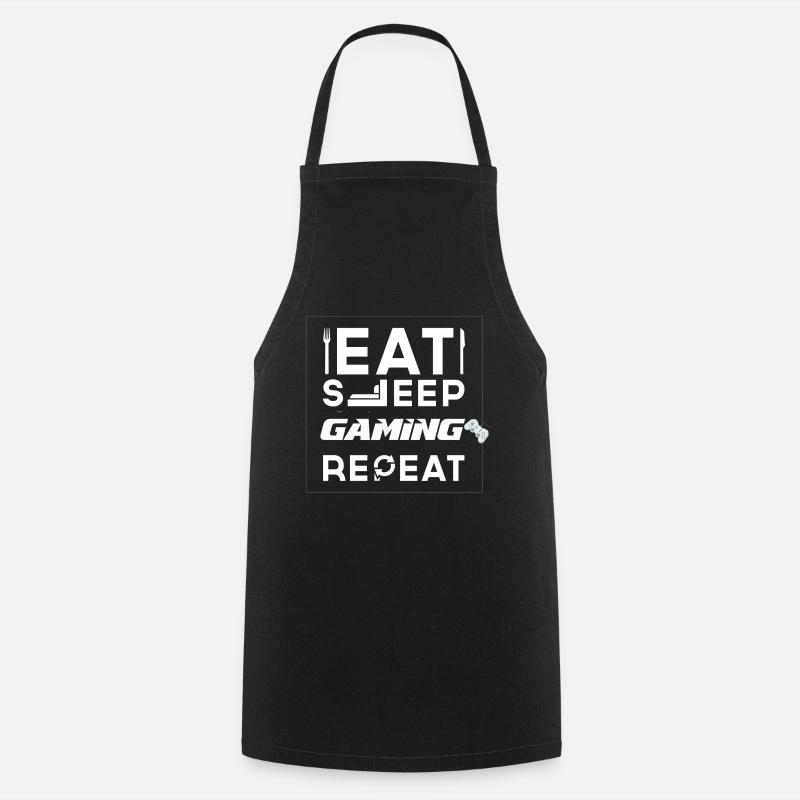 Gaming - Tablier de cuisine - noir