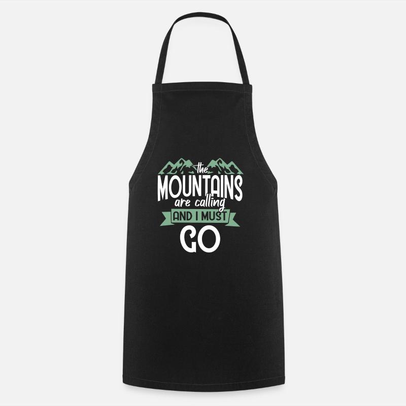 Alpinistes alpinisme - Tablier de cuisine - noir