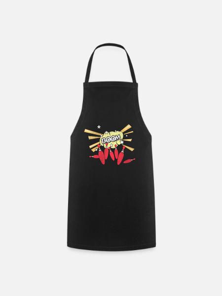 Bowling Ball Bowling Bowling Bowling Strike - Cooking Apron - black