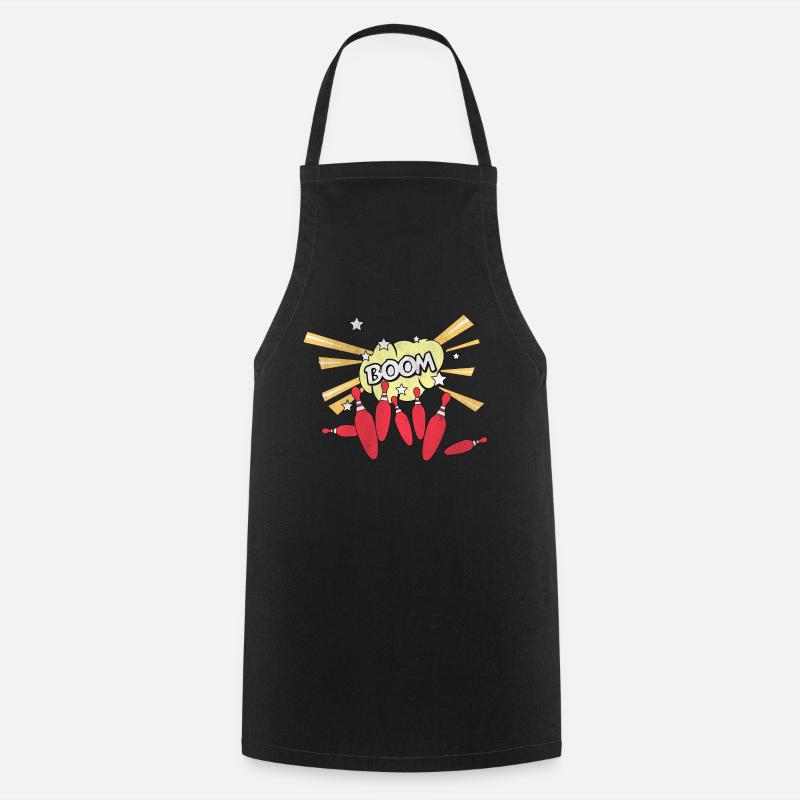 Bowling Ball Bowling Bowling Bowling Strike - Cooking Apron - black