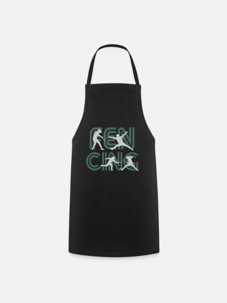 Fencing fencing - Cooking Apron - black