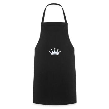 crown crown gift children Kid King Queen krona - Cooking Apron - black - Front - AI Model Male 185 dark (185cm)
