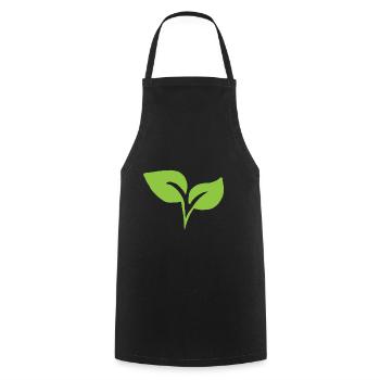 Plante nature feuille plante feuille cadeau - Tablier de cuisine - noir - Devant - AI Model Male 185 dark (185cm)